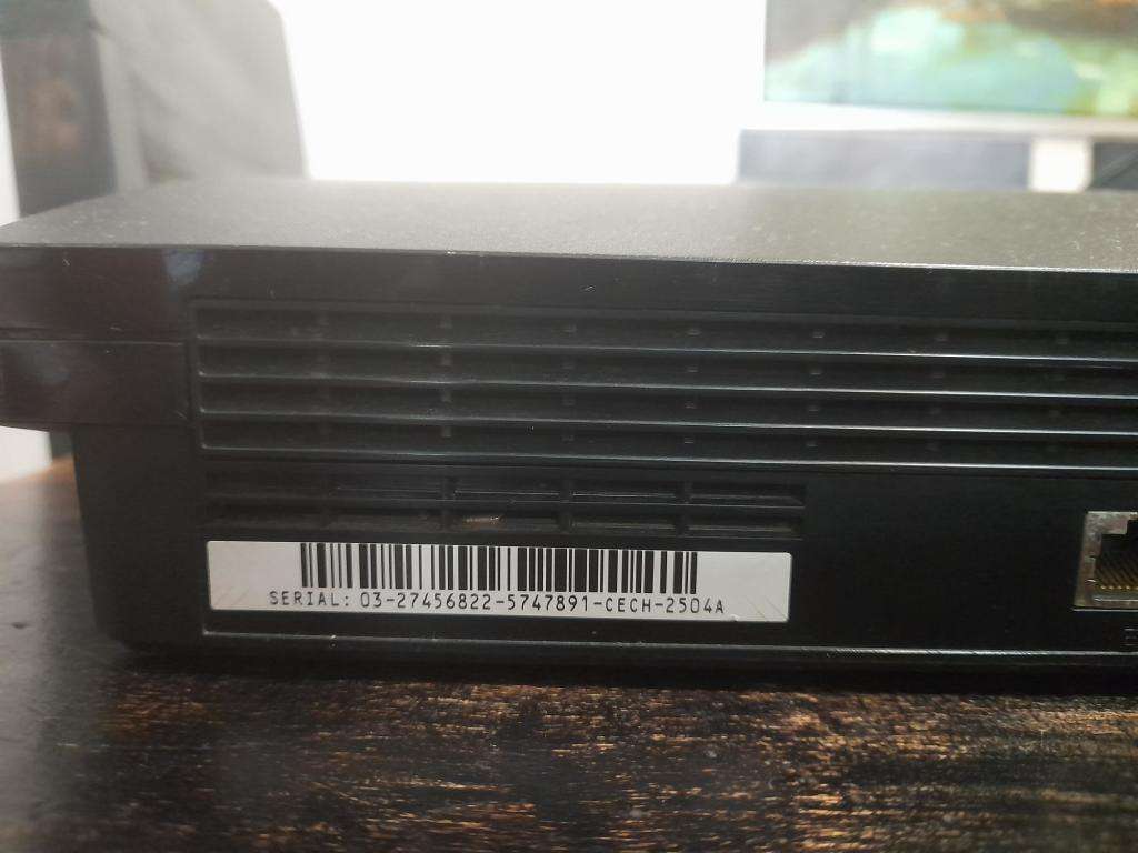 PS3 CONSOLE BLACK SLIM 120 GB + POWER CABLE