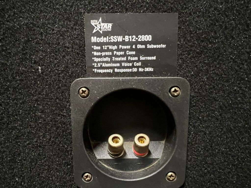 Star Sound SSW-B12-2800 subwoofer with box