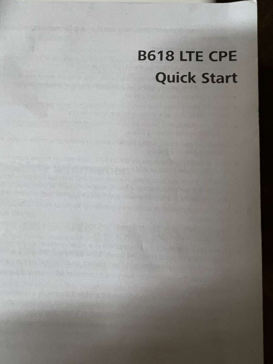 Huawei B618 4G LTE Wireless router