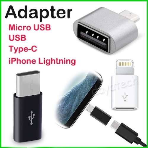 Micro USB Adapter to Apple Lightning X 3