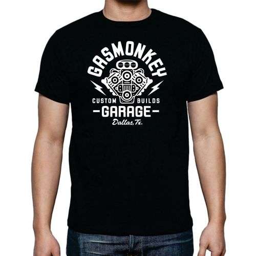 Cool T-shirt - Gas Monkey Garage engineTshirt
