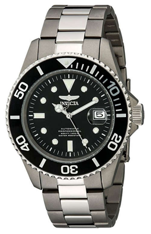 Invicta Mens 0420 Professional Diver Automatic Titanium Watch
