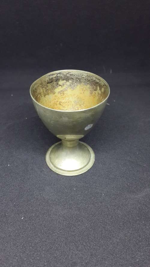 Set of 8 Silver Plated Antique Egg Cups