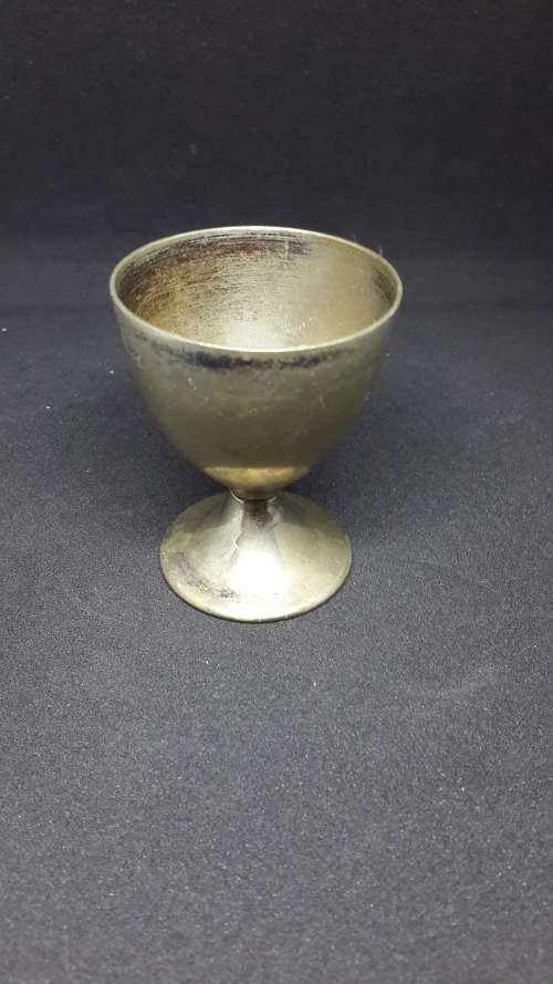 Set of 8 Silver Plated Antique Egg Cups