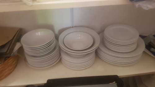 *** Origional RARE NORITAKE Dinner Service | Artic White 46 pcs *** Deceased Estate ***