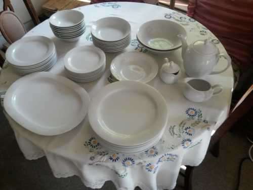 *** Origional RARE NORITAKE Dinner Service | Artic White 46 pcs *** Deceased Estate ***