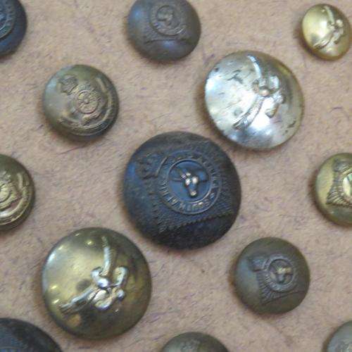 Collection of 165 South African Military Uniform Buttons (Some are extremly RARE)