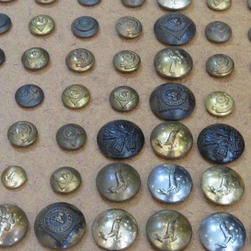 Collection of 165 South African Military Uniform Buttons (Some are extremly RARE)