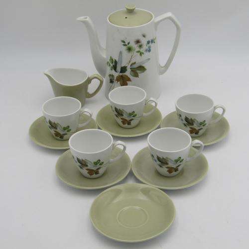 Deceased Estate *** Vintage Alfred Meakin Glo-White Espresso Set *** High Value