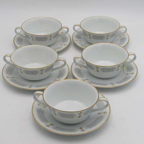 Deceased Estate *** Vintage Noritake 10 Piece Porcelain Soup Set ***