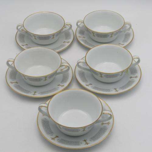 Deceased Estate *** Vintage Noritake 10 Piece Porcelain Soup Set ***