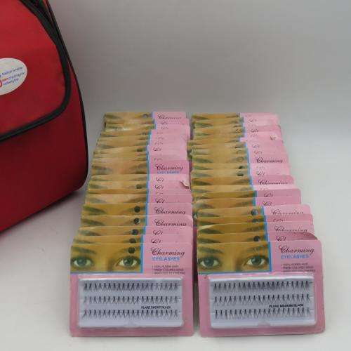 Large lot of Charming eyelashes in packs 1 Bid for ALL