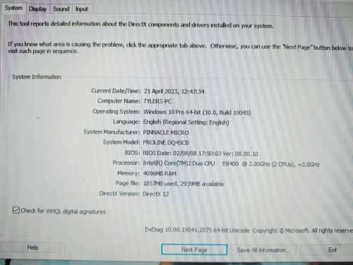 Desktop PC + Monitor + Keyboard + Mouse