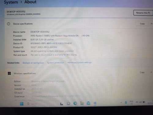 ASUS Laptop 15 M509DA-BR290T Ryzen 5 | 512GB SSD | 8GB | Slate Grey **AS NEW - Demo Unit**