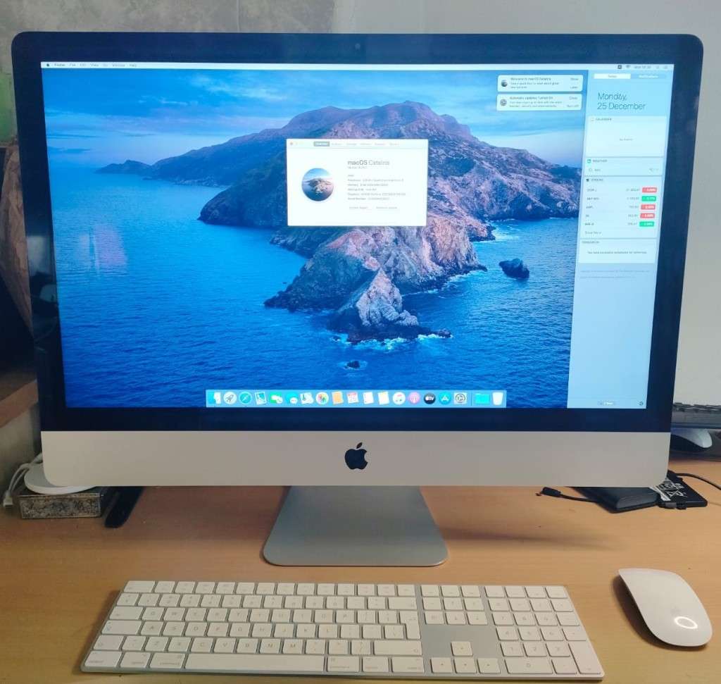 iMac `core i5` 8GB | 27` | 1 TB HDD | A1419 + Apple Keyboard + Mouse | Excellent Condition
