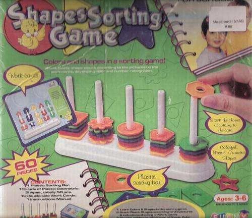 Shape Sorting Game - 60 pieces sorting with Colour & Shapes