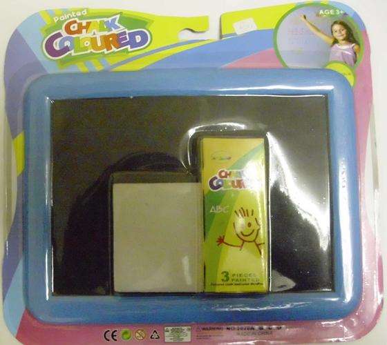 Chalk Board, Eraser and Chalk! What fun way to learn to write! Postage only R25