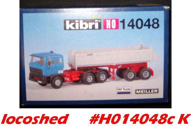 1in87 H0 scale DAF 5-axle articulated Meiller Tipper Truck 130x32x35mm NEW KIT  #H014048cKibri