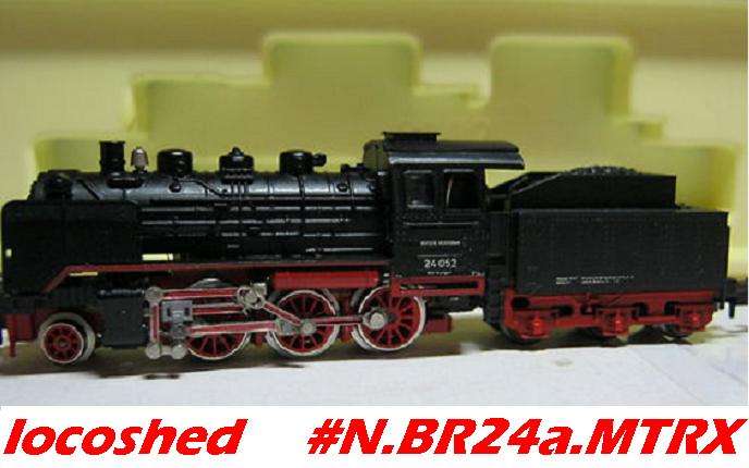 N gauge  Minitrix Steam Engine BR24 DB orig.box .....  TOP CONDITION......  #N.BR24a.MTRX