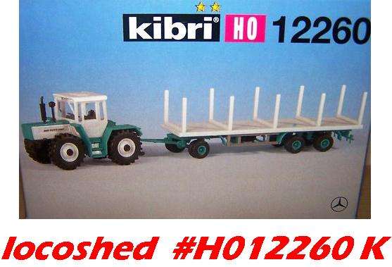 Mercedes-Benz Tractor + 3 axle trailer 173x30x35mm H01/87 Kibri 12260 NEW assembly KIT  #9326 Kibri