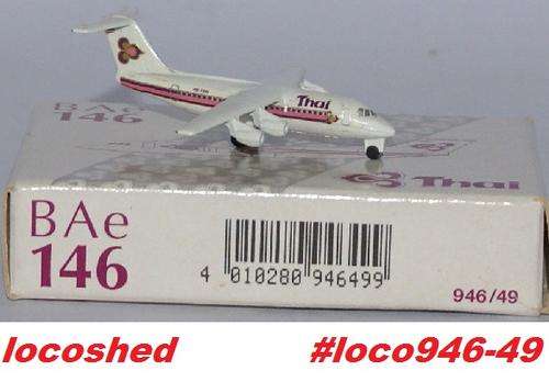 BAe 146 Royal Thai Airways, 1in600 scale, Schabak, NEW+boxed #loco946-49