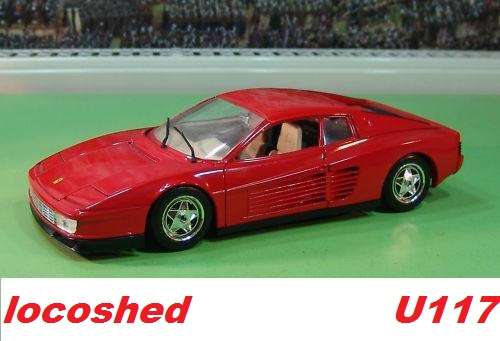Ferrari Testarossa 1984 red Bburago.Italia top pre-owned U117 pre-owned deals