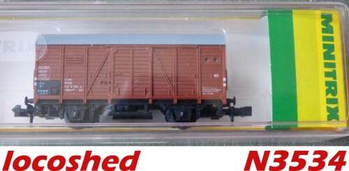 Standard Closed Goods Wagon (2-axle/85mm) mint boxed N3534 Mtrix