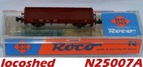 Low sided open GOODS WAGON (2-axle/75mm) mint boxed N25007A Roco