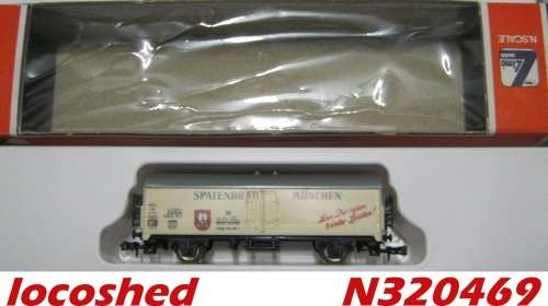 N gauge Cool Truck (2-axle/85mm) Spatenbraeu Muenchen, fully functioning, boxed N320469 L.Lima