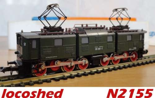 BR191 Electric Locomotive, dbl articulated, 6 axles, analogue, mint, boxed N2155 Roco