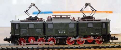 BR191 Electric Locomotive, dbl articulated, 6 axles, analogue, mint, boxed N2155 Roco