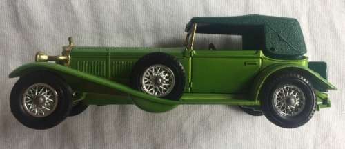 Mercedes-Benz SS 1928 green pre-owned unboxed, unplayed, no wear, superb condition!