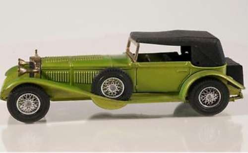 Mercedes-Benz SS 1928 green pre-owned unboxed, unplayed, no wear, superb condition!