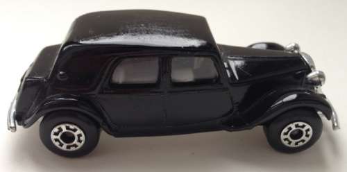 Citroen 15 CV Sedan black pre-owned, unboxed unplayed, no wear, superb condition  MB.1-88B