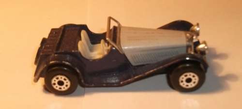 Jaguar SS 100 1982 open convertible silver pre-owned unboxed unplayed nowear collector cond MB.SS100