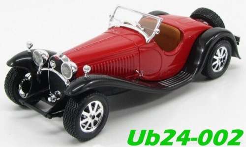 Bugatti Type 55 1932 red 1:24 scale, pre-owned, unboxed. collector top condition #Ub24-002