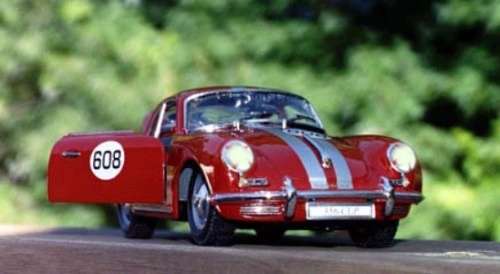 Porsche 356 B Cup Racer 1961 red, pre-owned, unboxed, collector condition, minimal wear #Ub24-008