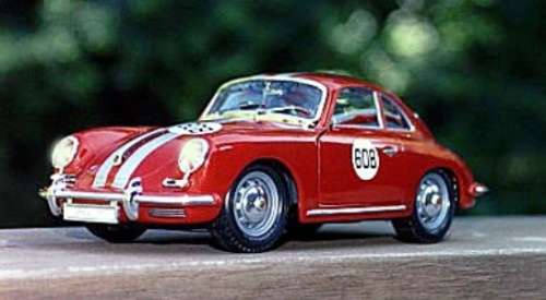 Porsche 356 B Cup Racer 1961 red, pre-owned, unboxed, collector condition, minimal wear #Ub24-008