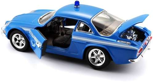 Renault Alpine A110 Gendarmerie 1966 blue, pre-owned, unboxed, collector top condition #Ub24-013