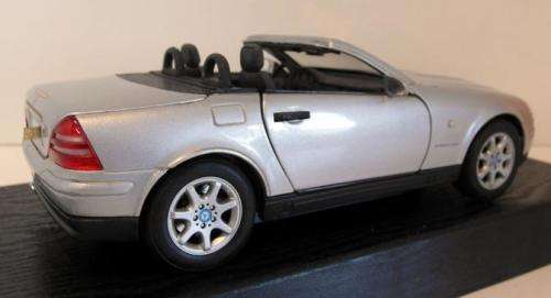 Mercedes-Benz SLK 230 1996 silver on base no box unplayed no wear collector condition R350+shipping