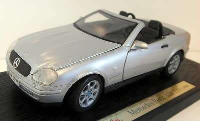Mercedes-Benz SLK 230 1996 silver on base no box unplayed no wear collector condition R350+shipping