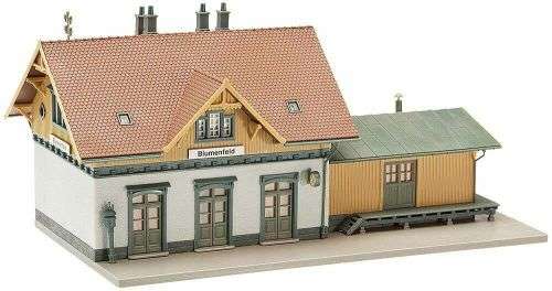 H0 gauge BLUMENFELD station (250x140mm) building kit H0.1-87.HO 3/Faller.110097