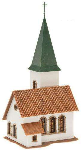 H0 gauge Village Chapel (117x114x208mm h) building kit, H0.1-87.HO 6/Faller.130240