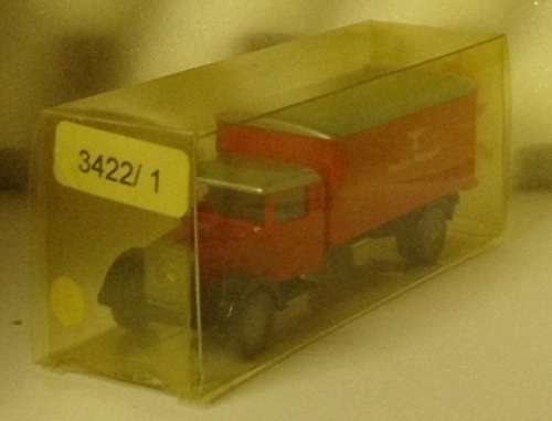 Mercedes-Benz L2500 Truck Deutsche Reichspost 1938 red extra RARE ITEM  #9314 Wiking