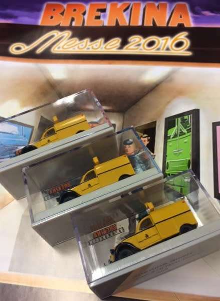 Citroen 2CV 1972 yellow Norway Hi-way Patrol NAC 1/87 HO gauge Brekina NEW+boxed