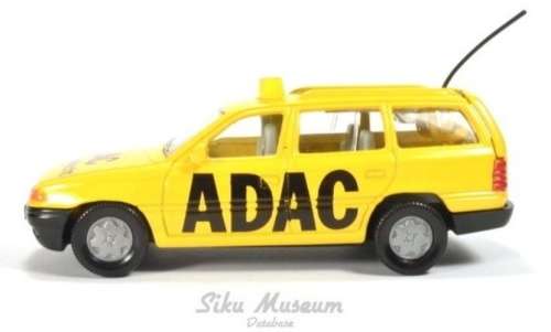Opel Astra Caravan 1997 yellow ADAC Breakdown Assistance 1/55 Siku NEWinBlister #125503 MW-loco