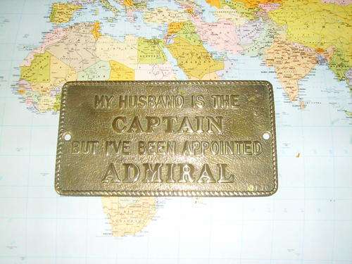 1 nautical Brass Bar Decoration Plaque