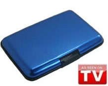 Indestructable Aluminium Wallet that is water resistant, slim and ID Theft resistant