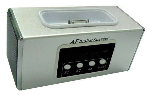 Mini Digital Speaker - iPod, MP3 - Play directly from USB, SD. iPod Dock, Rechargeable