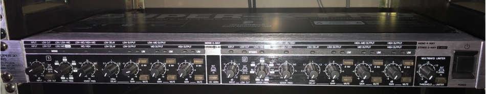 Behringer SUPER-X PRO CX3400 2/3/4-Way Crossover